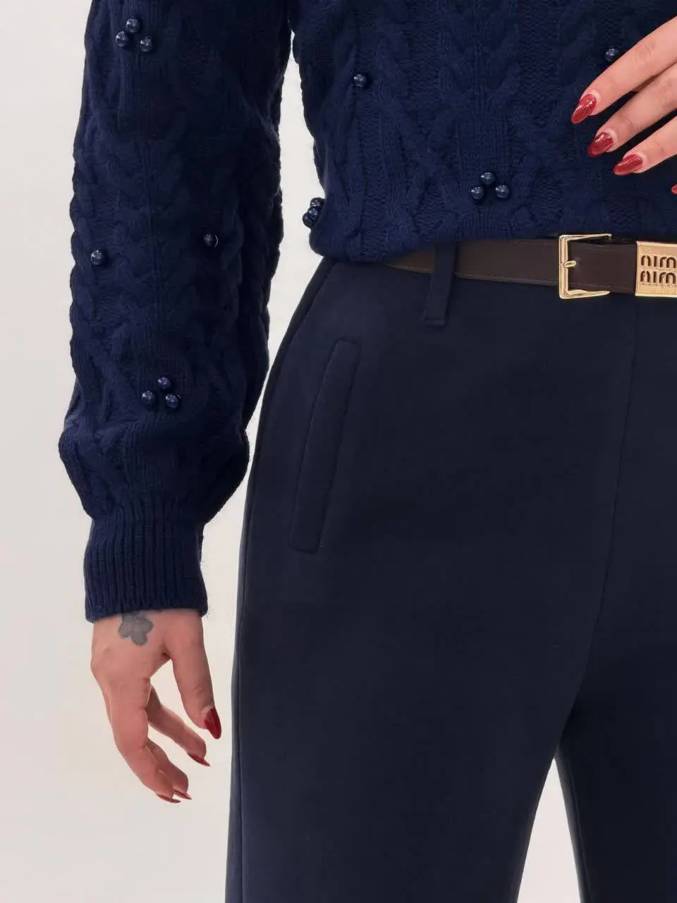 3713-شلوار نیم بگ فوتر